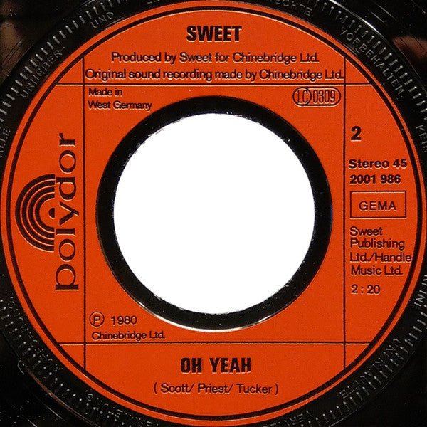 The Sweet : Sixties Man (7", Single)