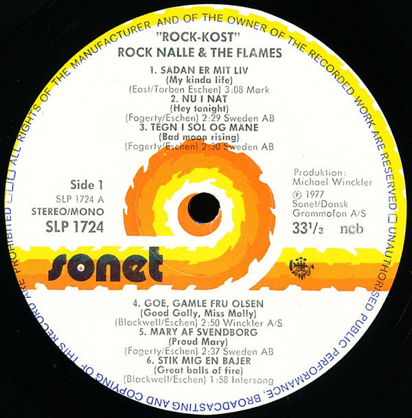 Nalle (2) : Rock Kost (LP, Album)
