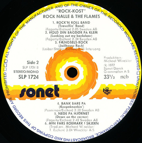 Nalle (2) : Rock Kost (LP, Album)