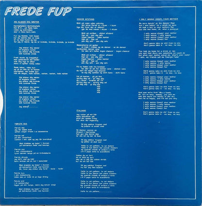 Frede Fup : Jeg Elsker Dig Søster (LP, Album)