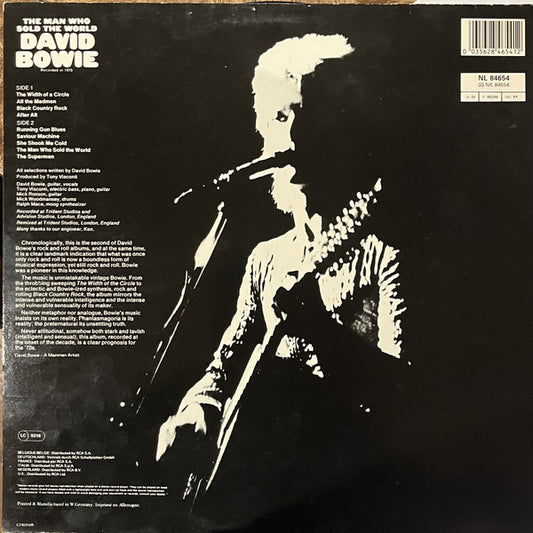 David Bowie : The Man Who Sold The World (LP, Album, RE)