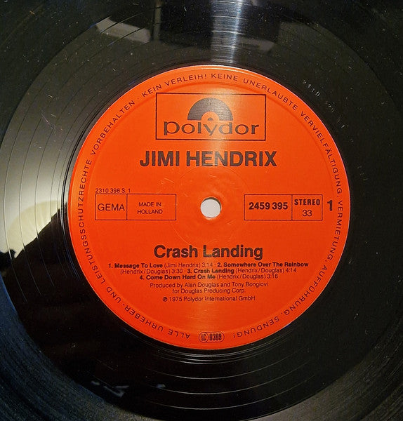 Jimi Hendrix : Crash Landing (LP, RE)