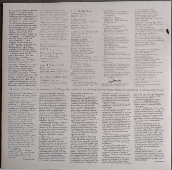 Quincy Jones : Sounds ... And Stuff Like That!! (LP, Album)