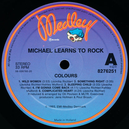 Michael Learns To Rock : Colours (LP, Album)
