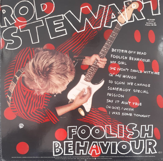 Rod Stewart : Foolish Behaviour (LP, Album)