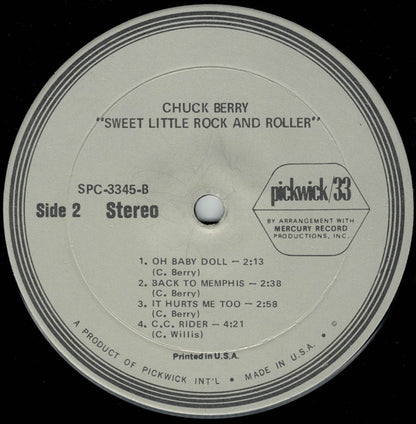 Chuck Berry : Sweet Little Rock And Roller (LP, Comp)
