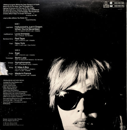 Amanda Lear : Incognito (LP, Album)