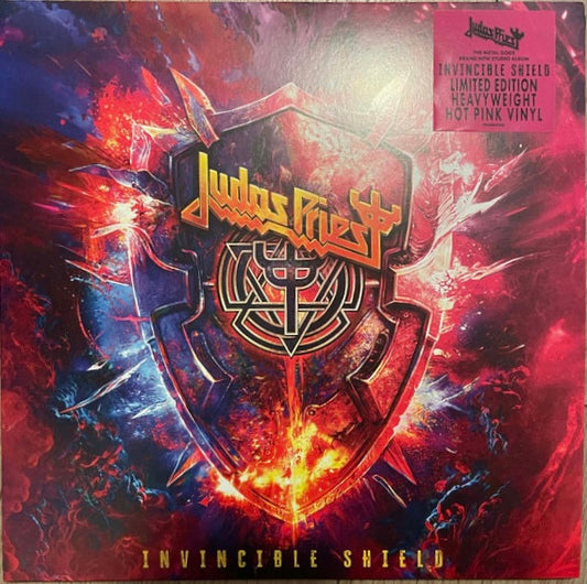 Judas Priest : Invincible Shield (2xLP, Album, Ltd, Pin)