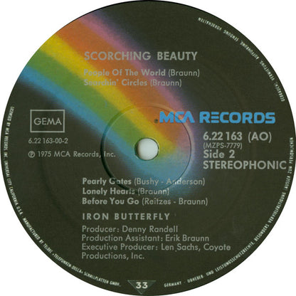 Iron Butterfly : Scorching Beauty (LP, Album)