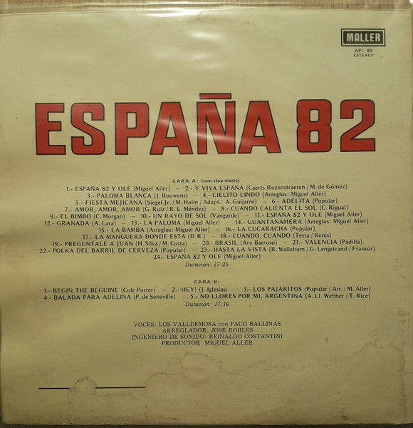 Various : España 82 (LP, Album)