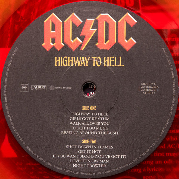 AC/DC : Highway To Hell (LP, Album, Ltd, RE, RM, S/Edition, Red)