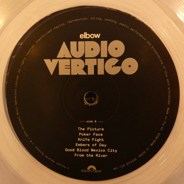 Elbow : Audio Vertigo (LP, Album, Ltd, Elb)