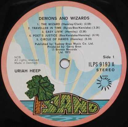 Uriah Heep : Demons And Wizards (LP, Album)