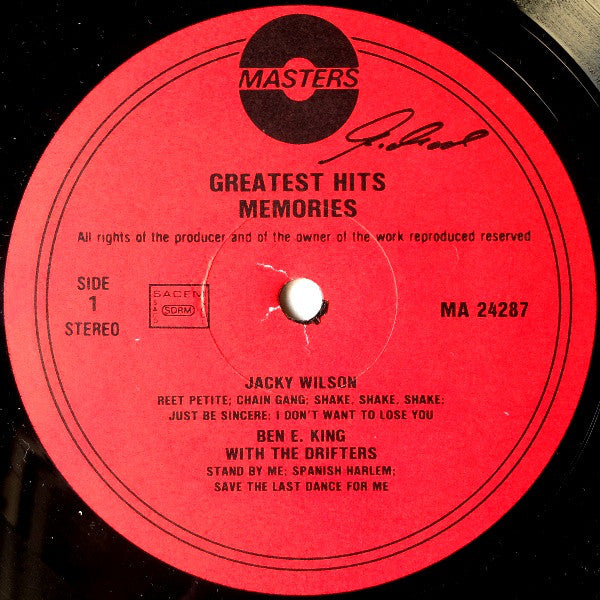 Various : Greatest Hits Memories (LP, Comp)