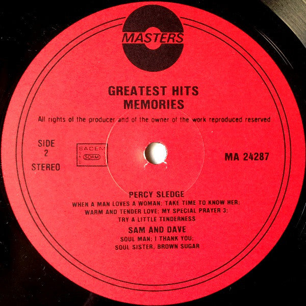 Various : Greatest Hits Memories (LP, Comp)