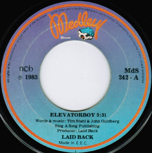 Laid Back : Elevator Boy / White Horse - Single Versions (7", Single)