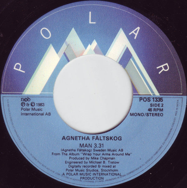 Agnetha Fältskog : The Heat Is On (7", Single)