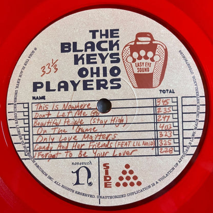 The Black Keys : Ohio Players (LP, Album, Red)
