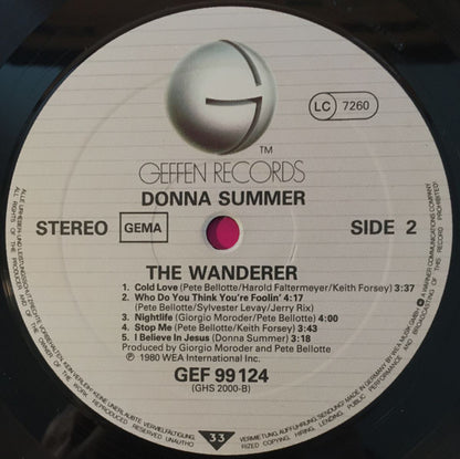 Donna Summer : The Wanderer (LP, Album)