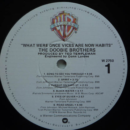 The Doobie Brothers : What Were Once Vices Are Now Habits (LP, Album, RE, Jac)