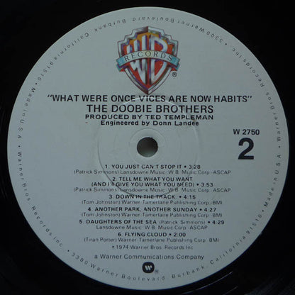 The Doobie Brothers : What Were Once Vices Are Now Habits (LP, Album, RE, Jac)