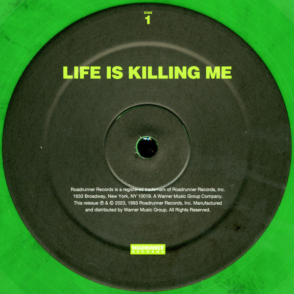 Type O Negative : Life Is Killing Me (2xLP, Album, RE, RP, Gre + LP, Comp, Gre + 20t)