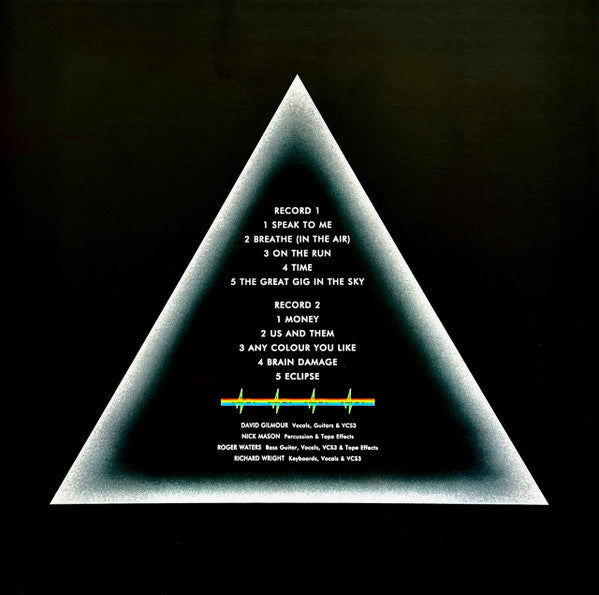Pink Floyd : The Dark Side Of The Moon (2xLP, S/Sided, Album, RE, UV )