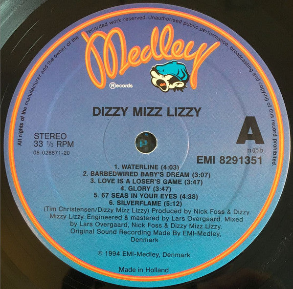 Dizzy Mizz Lizzy : Dizzy Mizz Lizzy (LP)