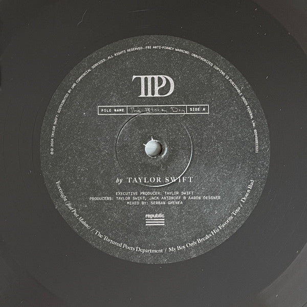 Taylor Swift : The Tortured Poets Department (2xLP, Album, Ltd, S/Edition, Dar)