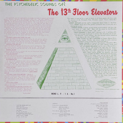 The 13th Floor Elevators* : The Psychedelic Sounds Of The 13th Floor Elevators (LP, Album, Mono, RE, RM, Hal)