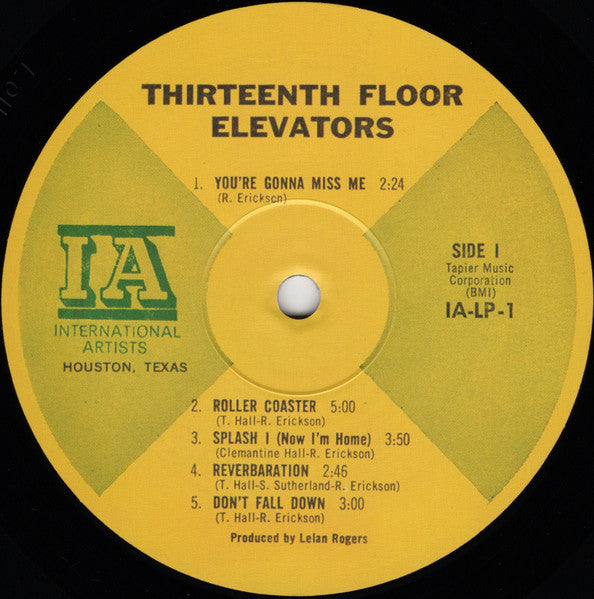 The 13th Floor Elevators* : The Psychedelic Sounds Of The 13th Floor Elevators (LP, Album, Mono, RE, RM, Hal)