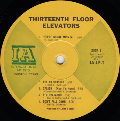 The 13th Floor Elevators* : The Psychedelic Sounds Of The 13th Floor Elevators (LP, Album, Mono, RE, RM, Hal)