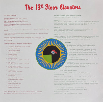 The 13th Floor Elevators* : The Psychedelic Sounds Of The 13th Floor Elevators (LP, Album, Mono, RE, RM, Hal)