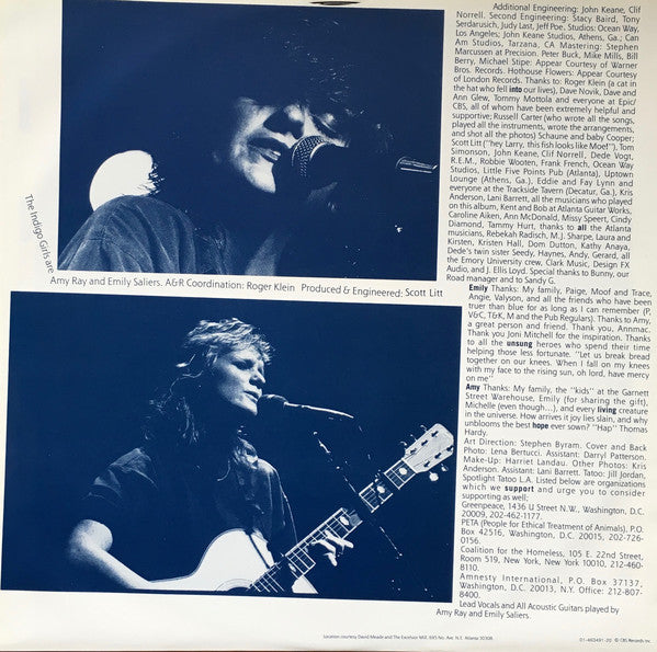 Indigo Girls : Indigo Girls (LP, Album)
