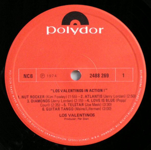 Los Valentinos : In Action! (LP, Album)