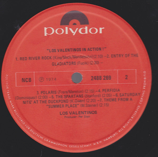 Los Valentinos : In Action! (LP, Album)