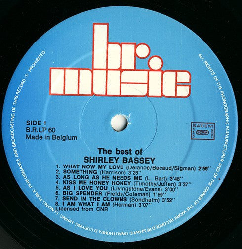 Shirley Bassey : The Best Of Shirley Bassey (LP, Comp)