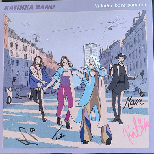 Katinka Band : Vi lader bare som om (LP, Album, Pur)