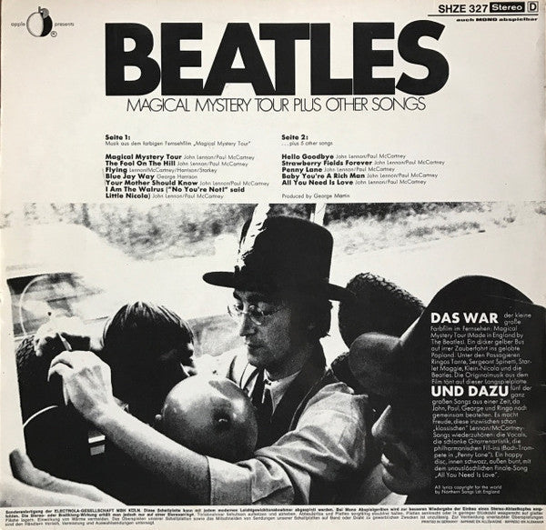 The Beatles : Magical Mystery Tour Plus Other Songs (LP, Comp, RE)