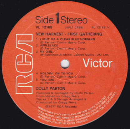 Dolly Parton : New Harvest ... First Gathering (LP, Album, Gat)
