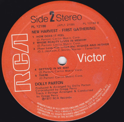 Dolly Parton : New Harvest ... First Gathering (LP, Album, Gat)