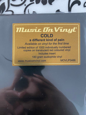 Cold (4) : A Different Kind Of Pain (LP, Album, Ltd, Num, Red)