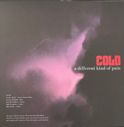 Cold (4) : A Different Kind Of Pain (LP, Album, Ltd, Num, Red)