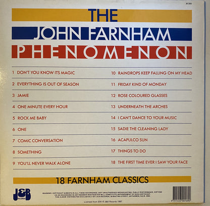 John Farnham : The John Farnham Phenomenon (18 Farnham Classics) (LP, Comp)