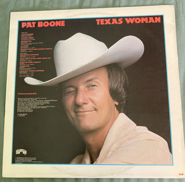 Pat Boone : Texas Woman (LP, Album)