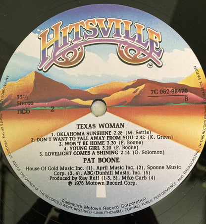 Pat Boone : Texas Woman (LP, Album)
