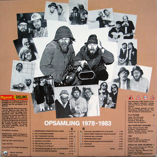 Monrad & Rislund : Hvem Af Jer Er Mundvad? (Opsamling 1978-1983) (LP, Comp)