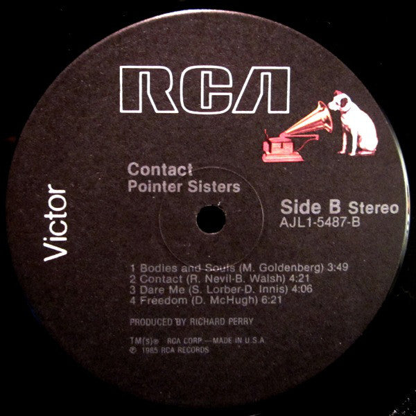 Pointer Sisters : Contact (LP, Album, Ind)