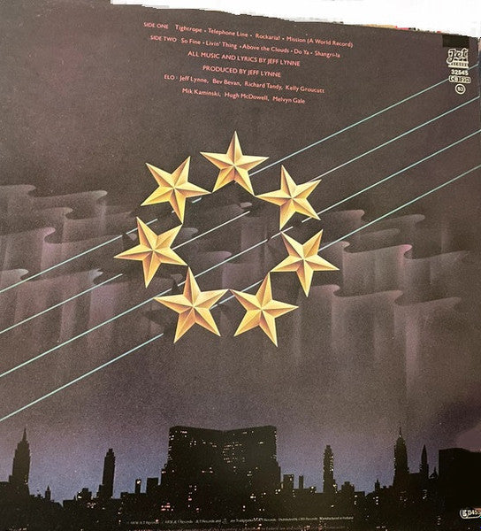 Electric Light Orchestra : A New World Record (LP, Album, M/Print, RE)