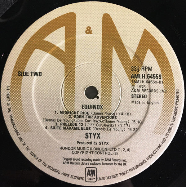 Styx : Equinox (LP, Album)